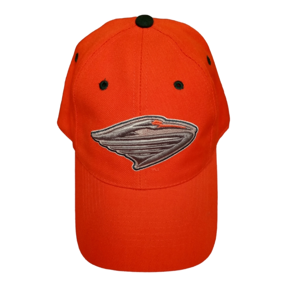 Miami Hurricanes Hat Orange and Green Canes